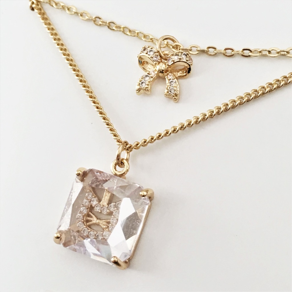 Betsey Johnson  'CZ' Gold Cat Necklaces/Earrings  NWT/HTF - Picture 2 of 6